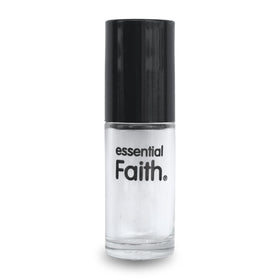 Essential Faith front packaging showing roll-on bottle and label, highlighting portability
