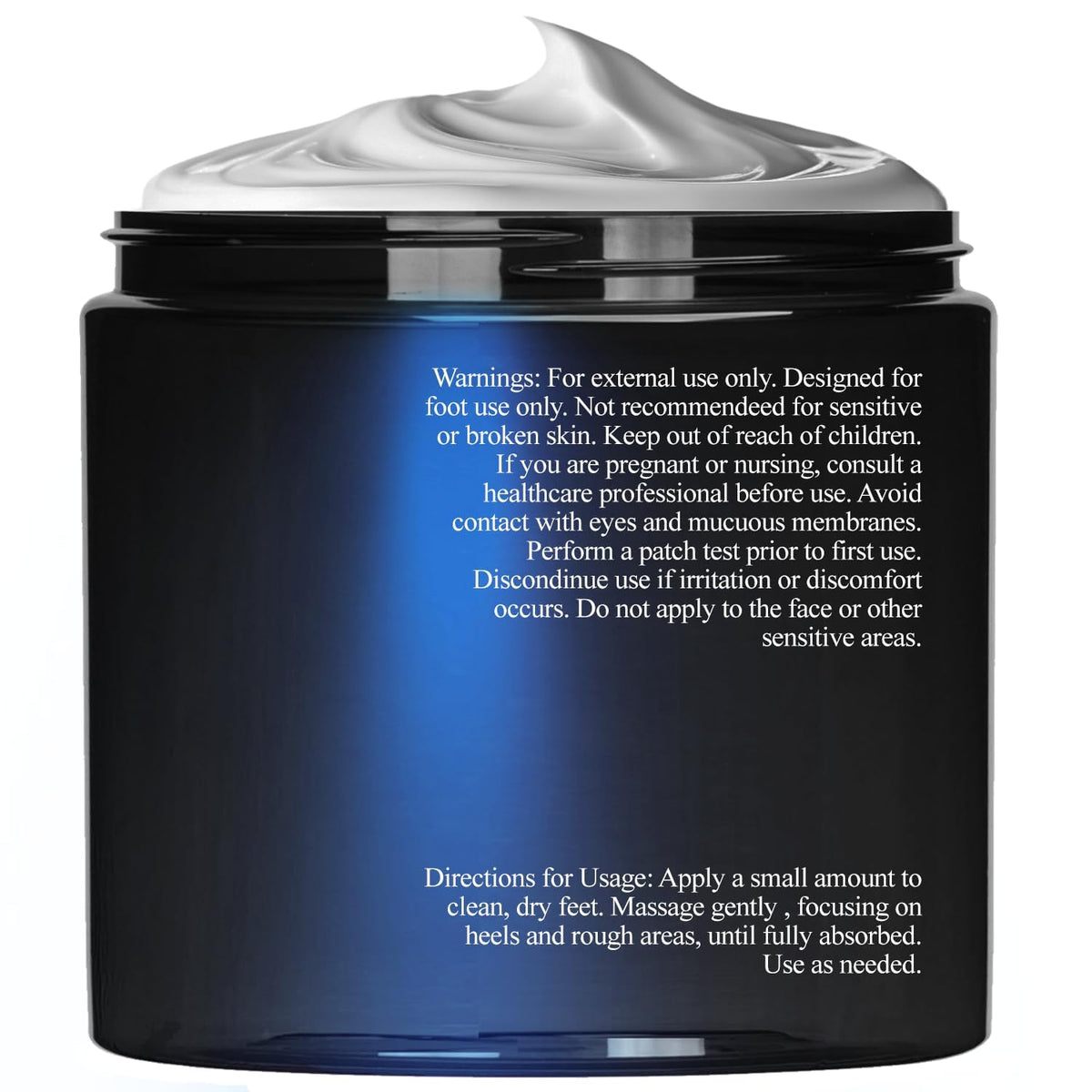 Essentially KateS being applied to a foot to soothe and hydrate skin