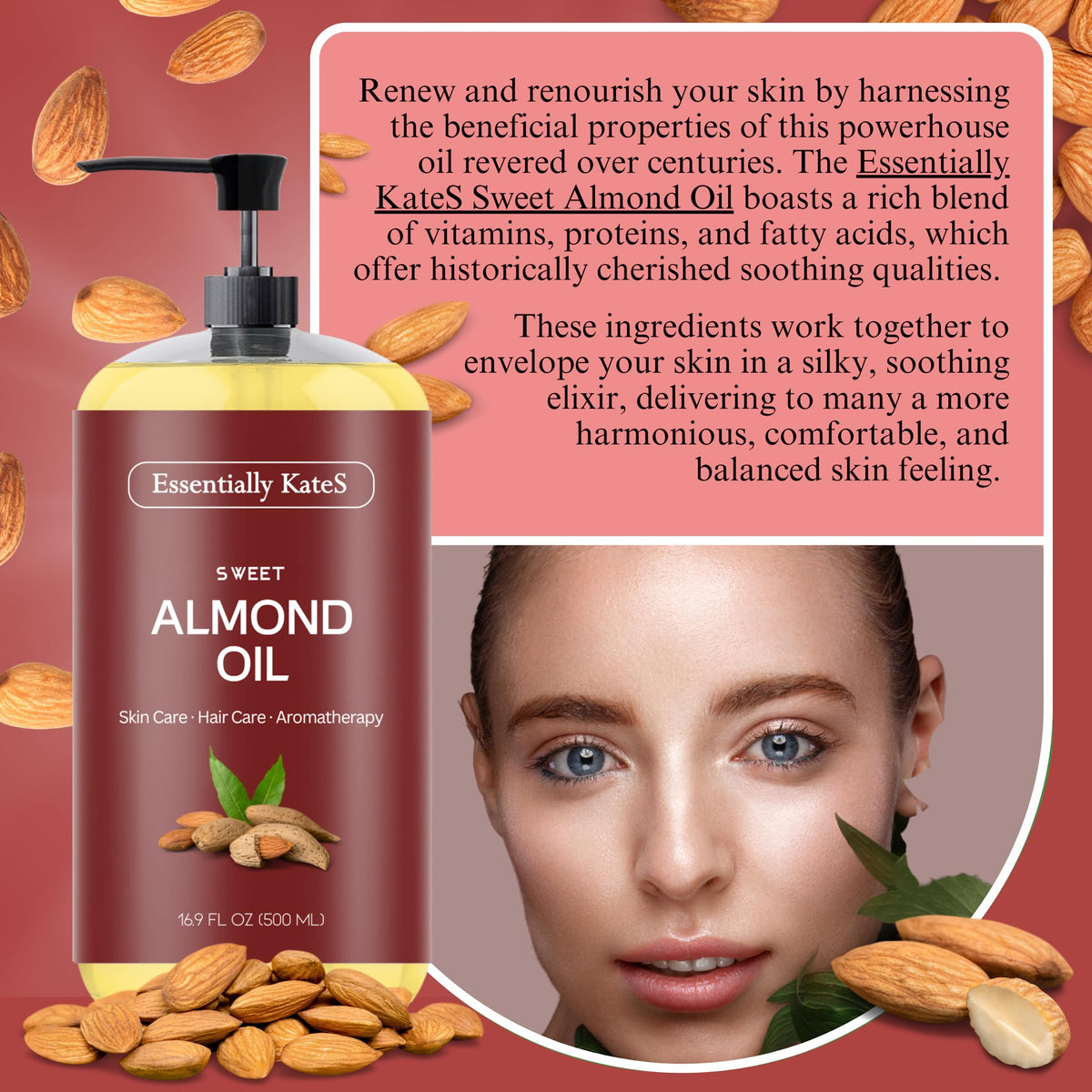 Essentially KateS oil pouring close-up demonstrating smooth cold-pressed texture