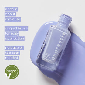 essie applied manicure detail highlighting smooth cream finish and shine
