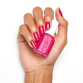 essie painted prepped nails showing streak-free two-coat coverage