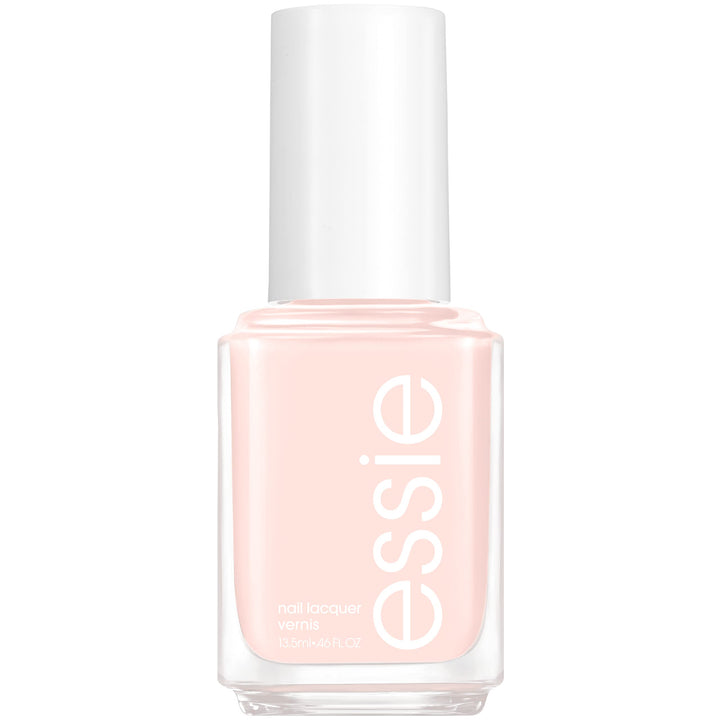 essie front packaging showing pale pink bottle and brand for classic, salon finish