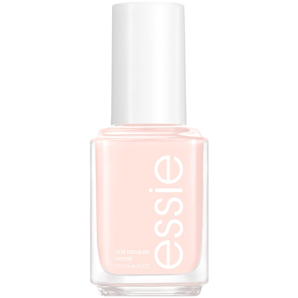 essie front packaging showing pale pink bottle and brand for classic, salon finish