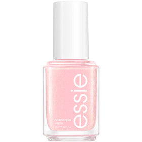 essie bottle front view showing iridescent sheer pink and glossy shine