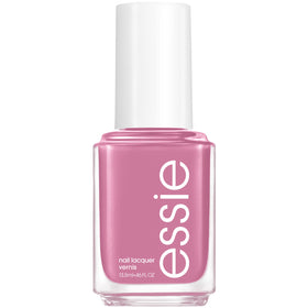 essie bottle front view showing purple shade and glossy finish benefit