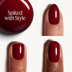 essie close-up of curved brush delivering even application and precision