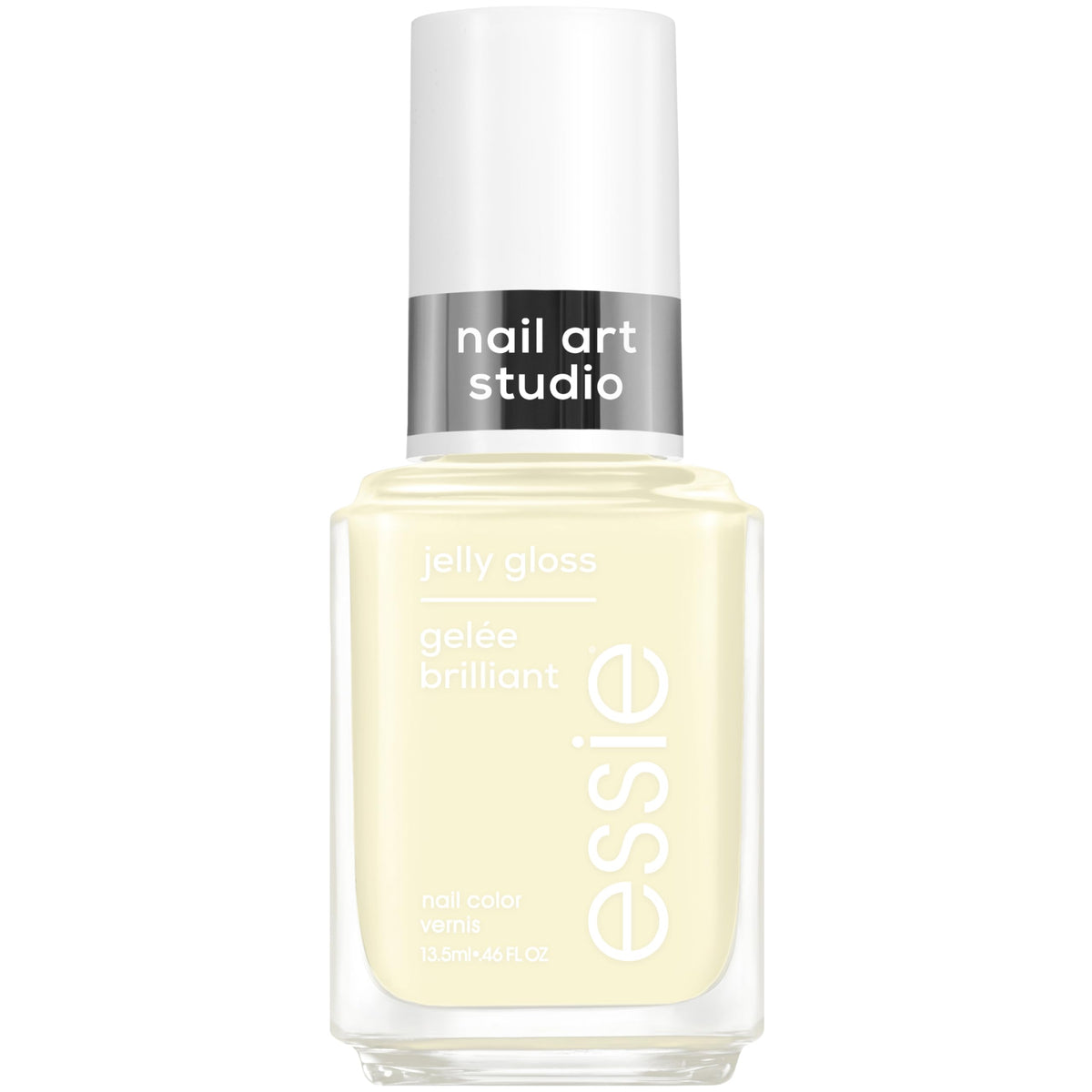 essie bottle front view showing buttercup jelly color and glossy finish