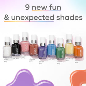 essie bottle held in hand to show scale and travel-friendly 0.46 fl oz size