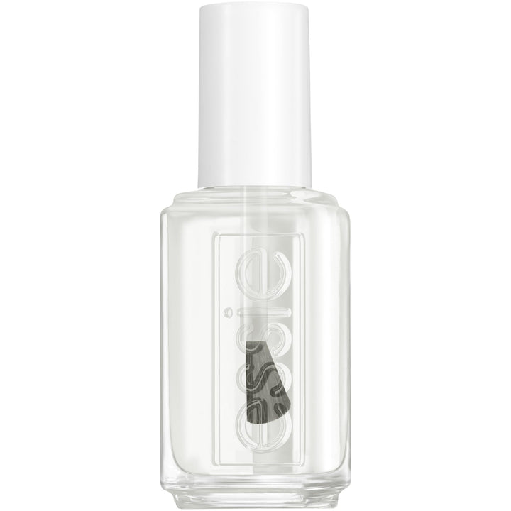 essie clear front packaging showing bottle and label for easy identification and quick use