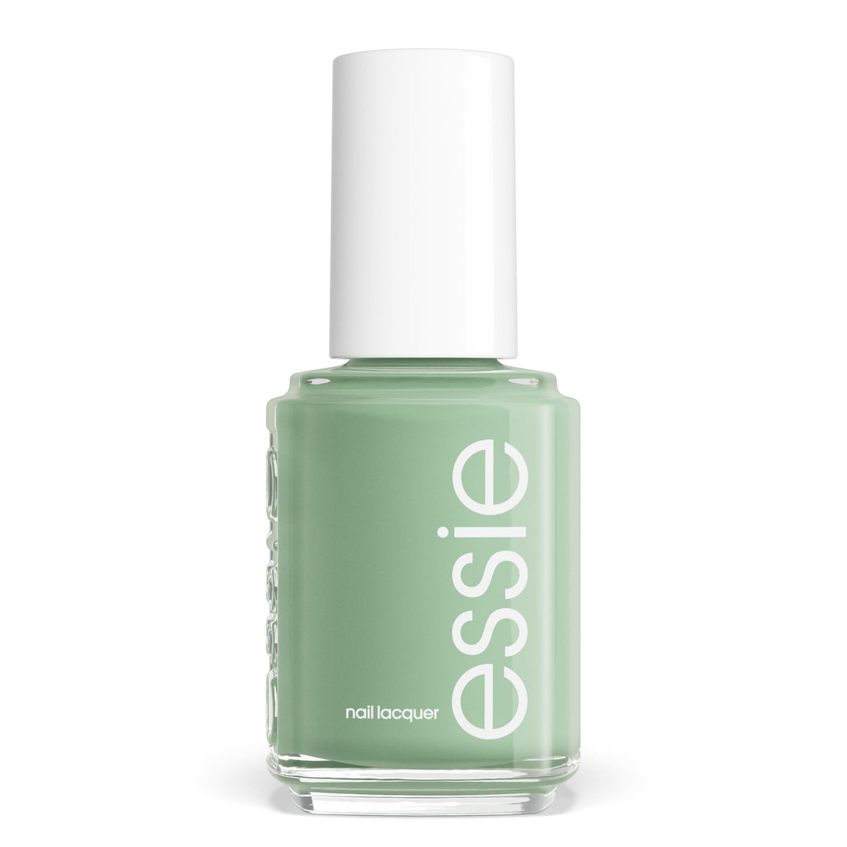 essie Crunch Crunch front bottle showing color and label benefit: clear brand presentation