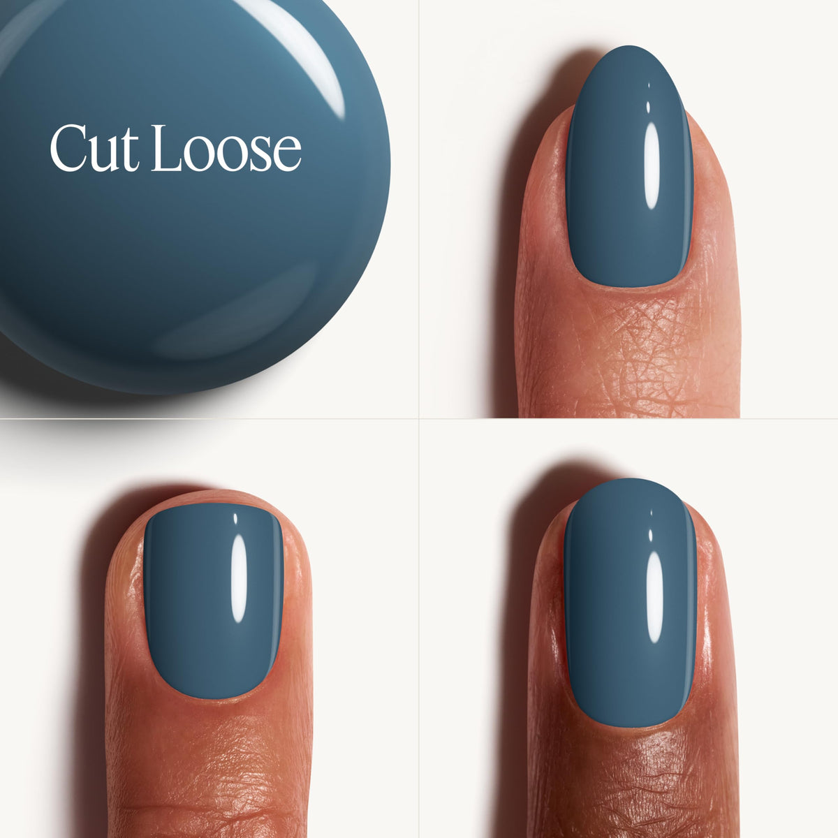 essie Cut Loose brush stroke detail demonstrating smooth application and even coverage
