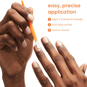 essie before and after nails showing cleaner cuticles and neater polish