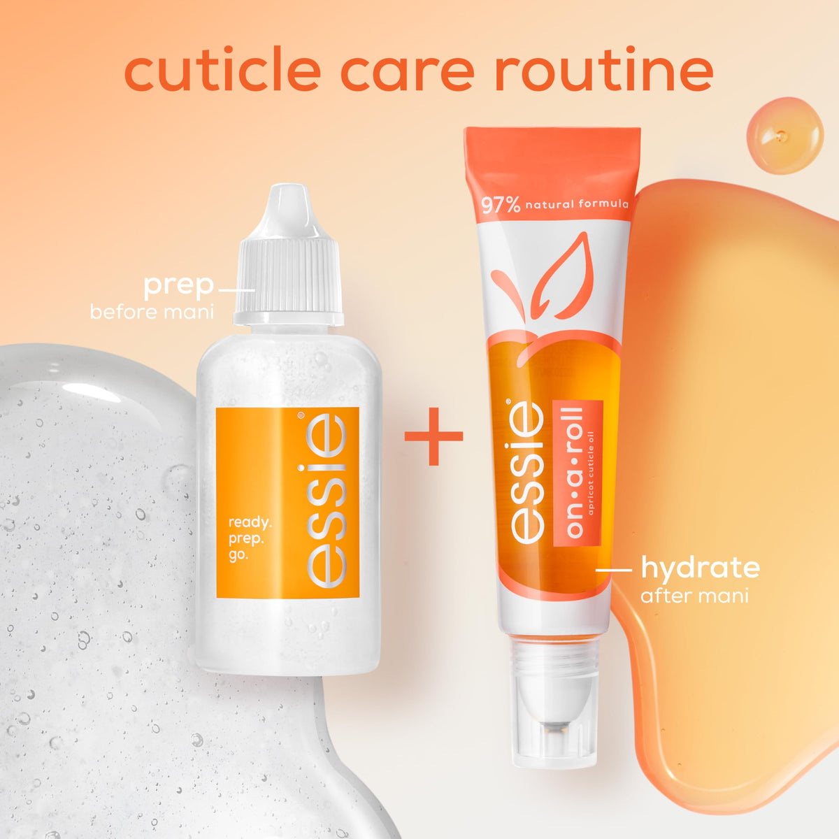 essie product on manicure station with tools illustrating salon-ready prep
