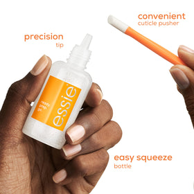 essie bottle next to ruler showing 1 fl oz scale for size clarity