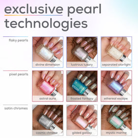 essie bottle beside everyday items showing size and portable benefit