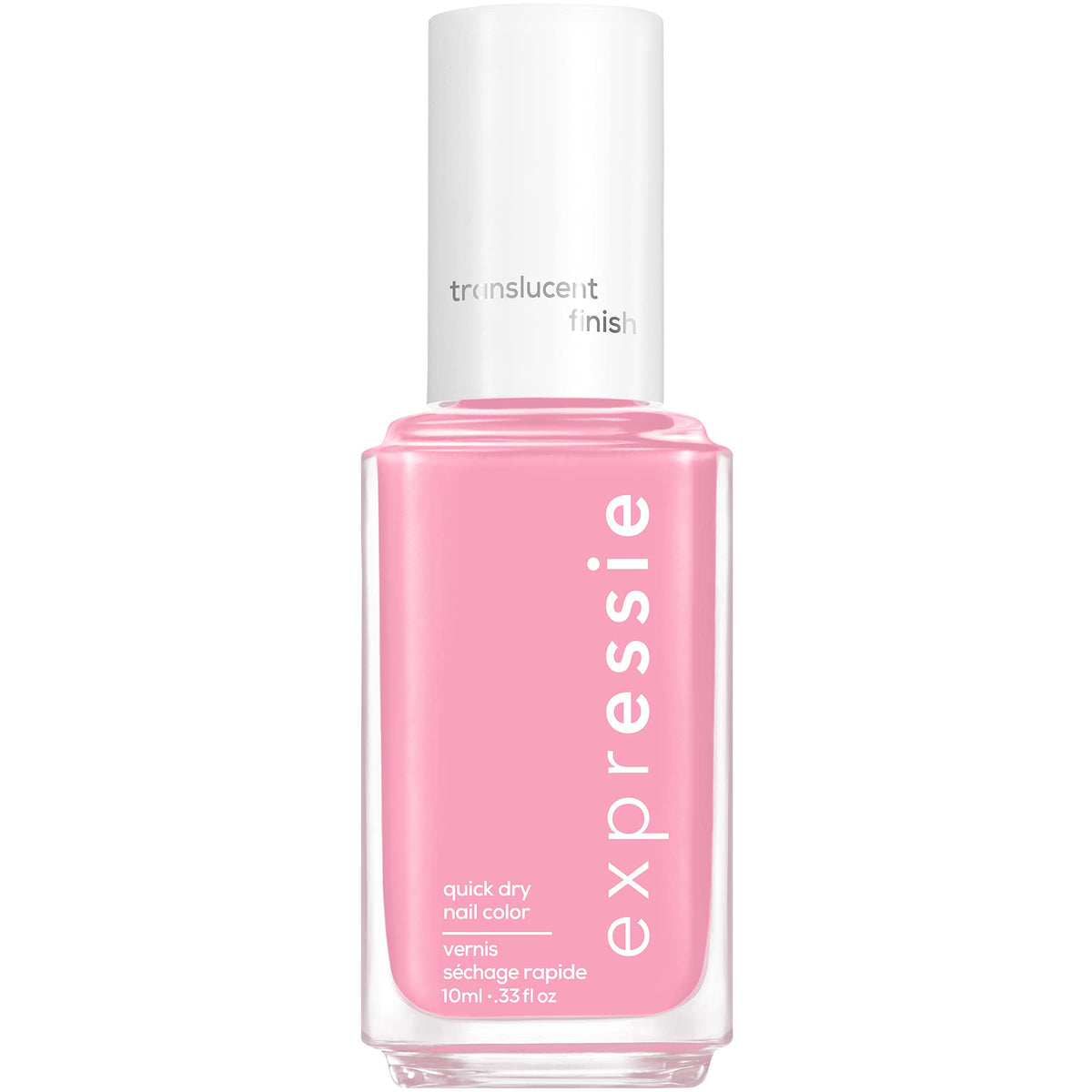 essie expressie 205 Mall Crawler front label shows compact bottle and bold shade
