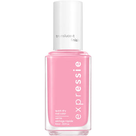 essie expressie 205 Mall Crawler front label shows compact bottle and bold shade