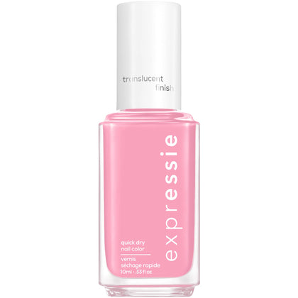 essie expressie 205 Mall Crawler front label shows compact bottle and bold shade