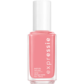 essie Expressie front bottle showing rose pink shade and quick-dry benefit