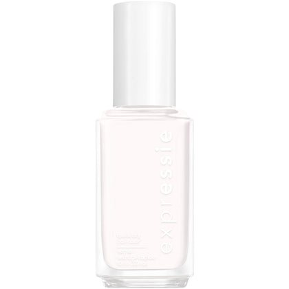 essie front packaging showing white polish and quick-dry benefit
