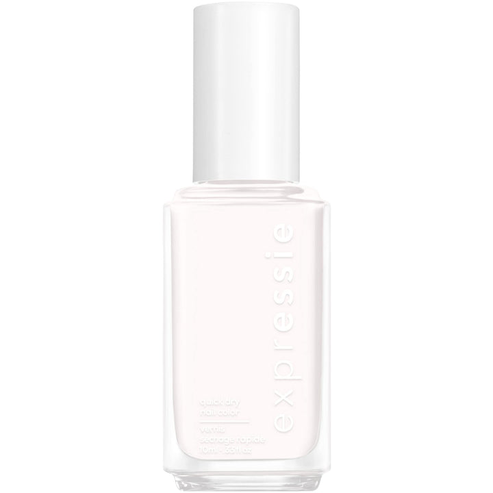 essie front packaging showing white polish and quick-dry benefit