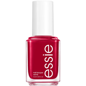 essie bottle front view showing tango red glossy finish and clean label