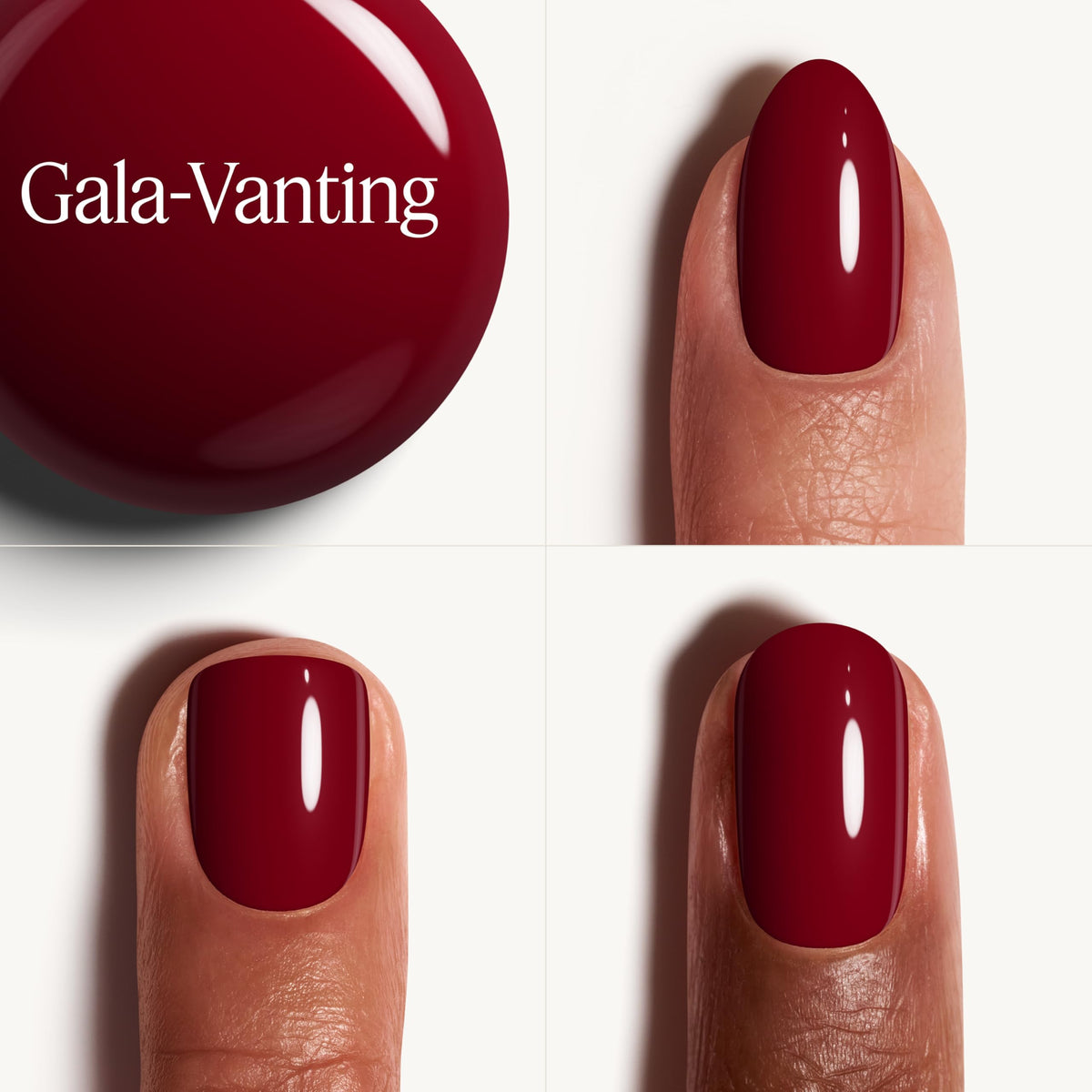 essie bottle closeup highlighting gel couture texture and glossy finish benefit
