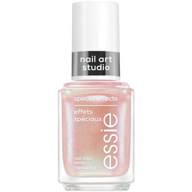 essie bottle front view showing peach chrome finish and brand clarity