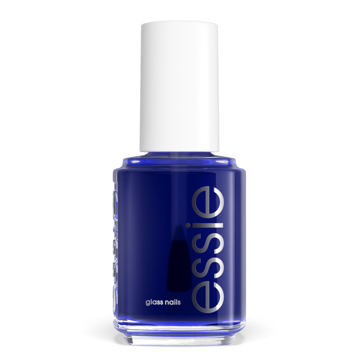 essie front bottle of Blue Light showing color and glassy finish benefit