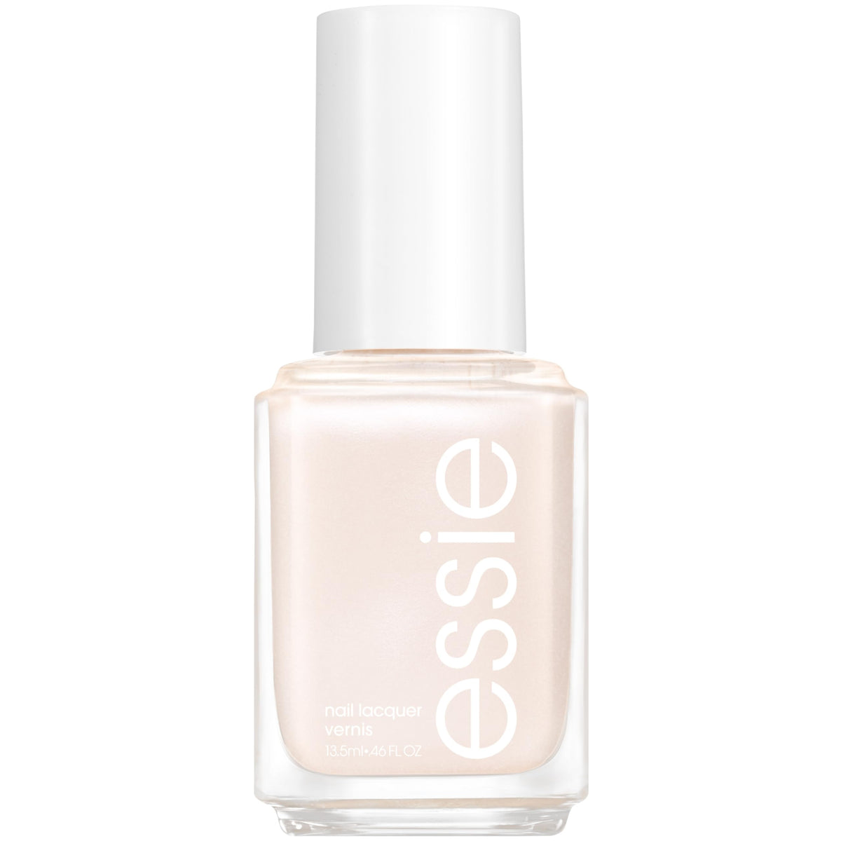 essie front bottle showing golden beige shade and glossy benefit