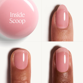 essie Inside Scoop brush stroke of color demonstrating smooth coverage and true shade