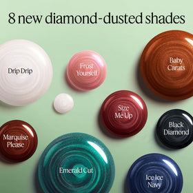 essie polish reflecting sunlight to show color-shift and eye-catching depth benefit