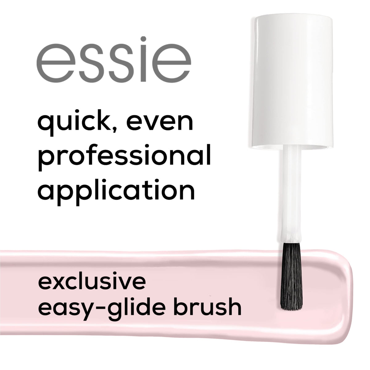 essie applying polish to nails for quick streak-free coverage