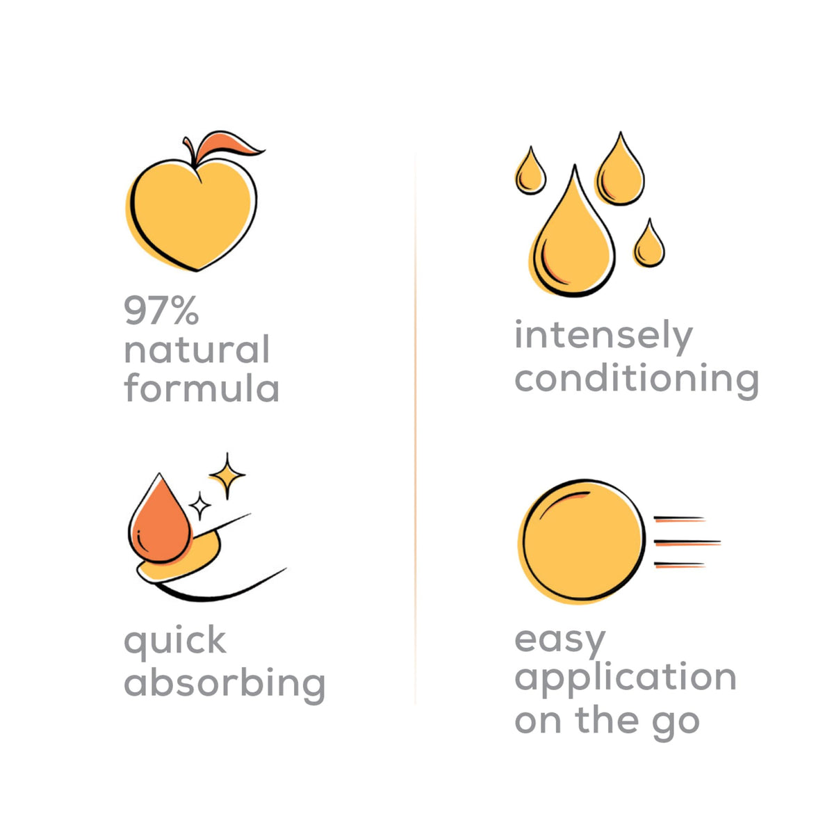essie apricot oil texture drop highlighting fast-absorbing formula