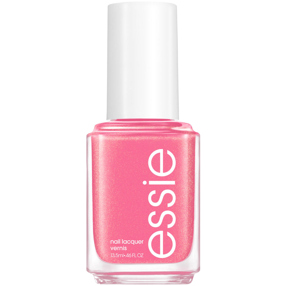 essie bottle front label showing shade and glossy finish benefit