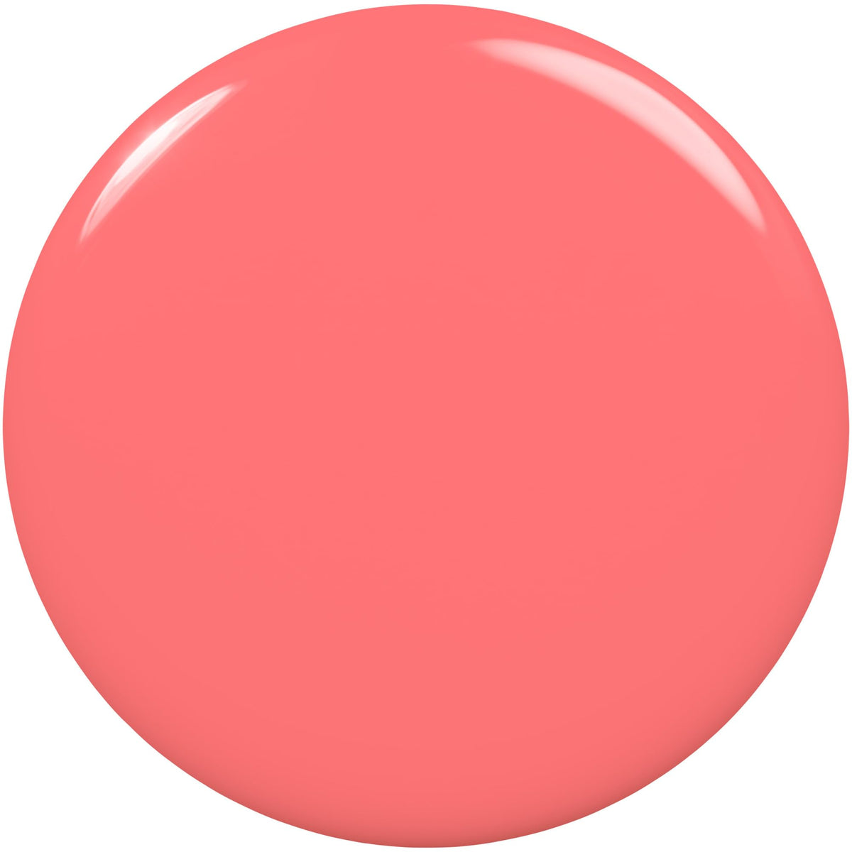 essie brush stroke of Peach Side Babe showing smooth application benefit