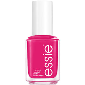 essie front bottle showing magenta pink color and clear label for recognition
