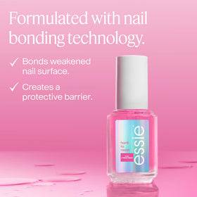 essie pink tint swatch on nail for natural healthy glow benefit