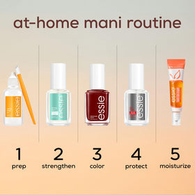 essie Boho Rodeo collection flatlay showing coordinating neutral shades benefit