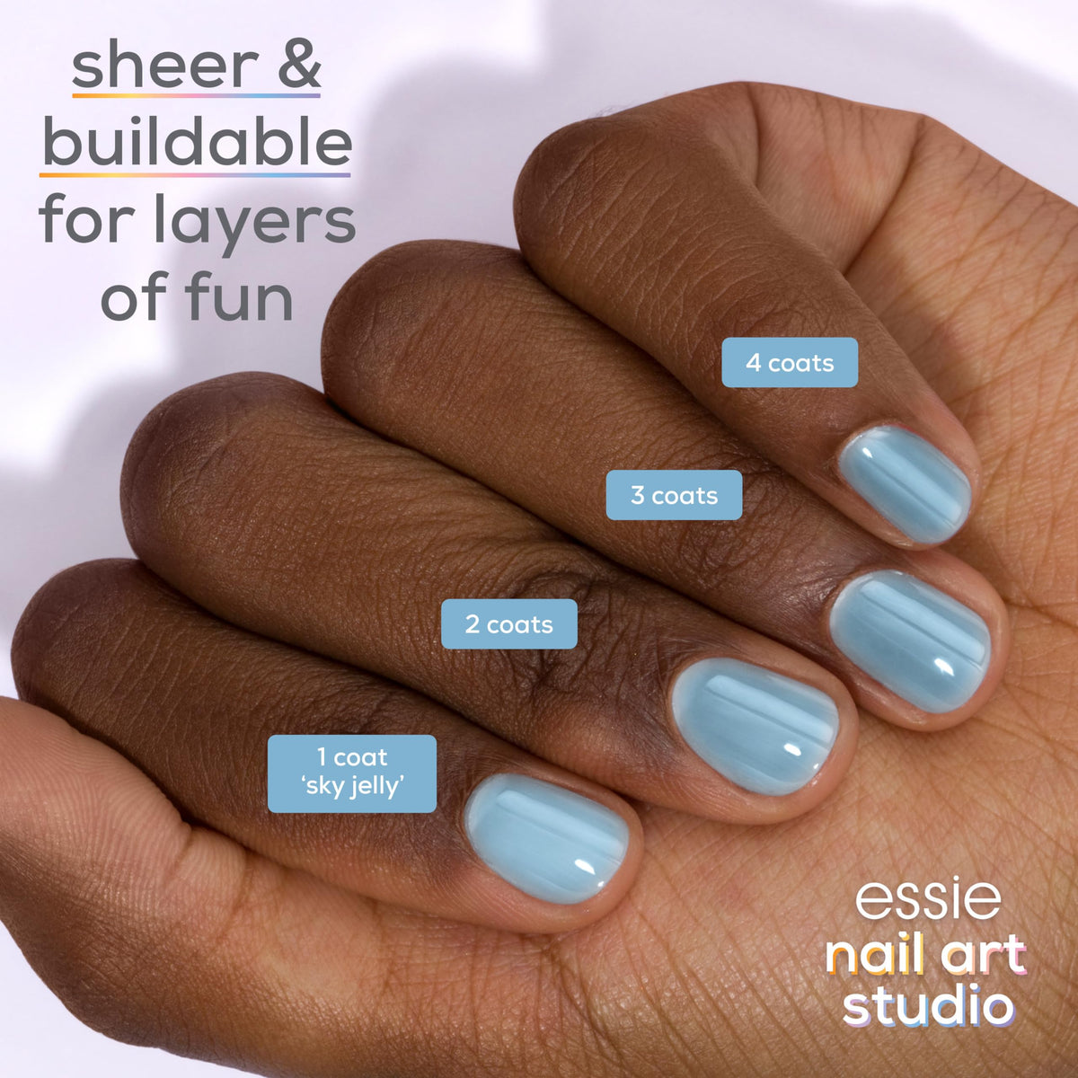 essie close-up of jelly texture highlighting translucent depth benefit
