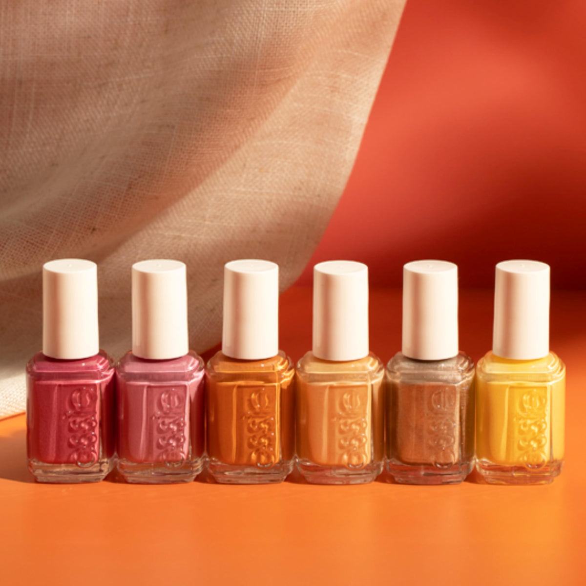 essie brush hairs and polish texture highlighting smooth spread benefit