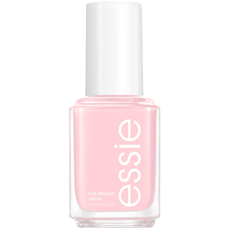 essie Sugar Daddy front bottle showing glossy sheer pink for polished look