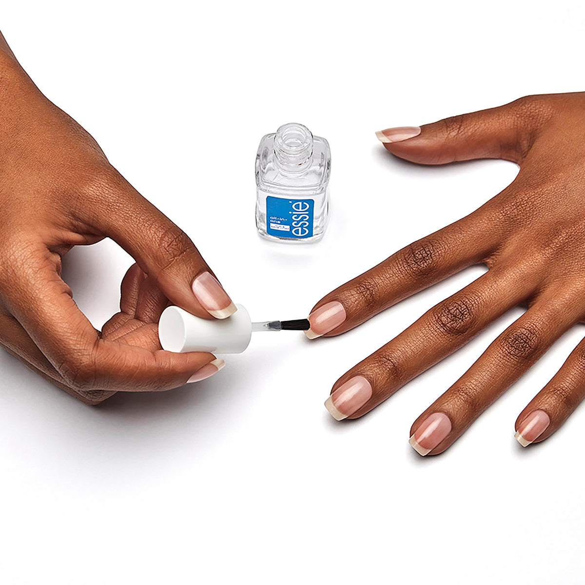 essie polish texture close-up with argan oil sheen for conditioning benefit