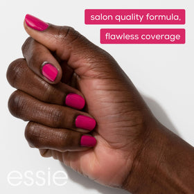 essie polish texture close-up highlighting glossy, even finish