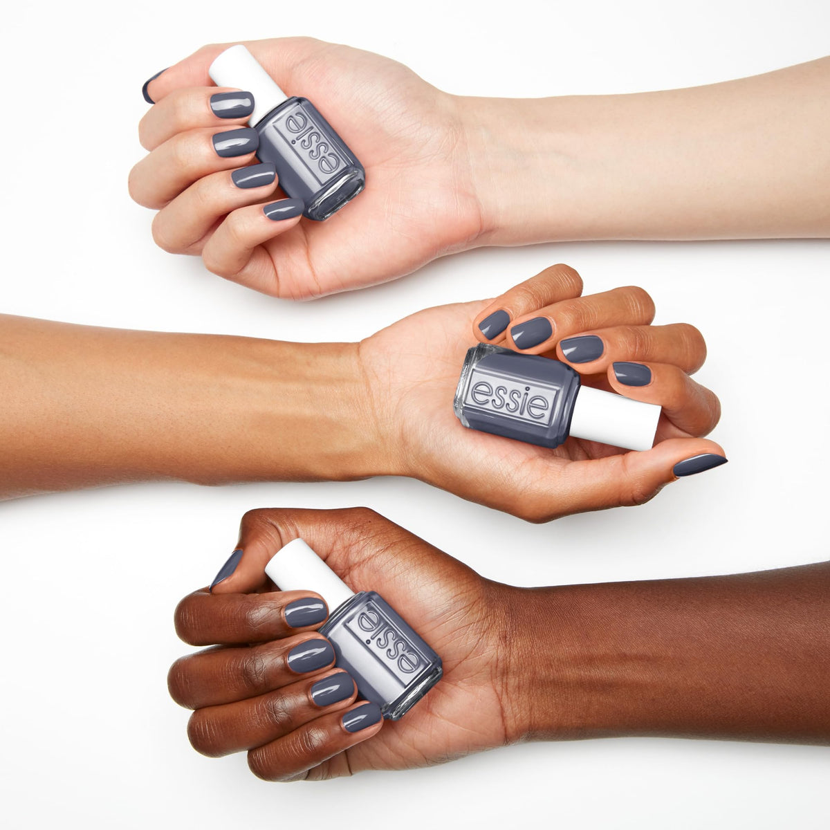 essie close-up nail swatch demonstrating even coverage and shine