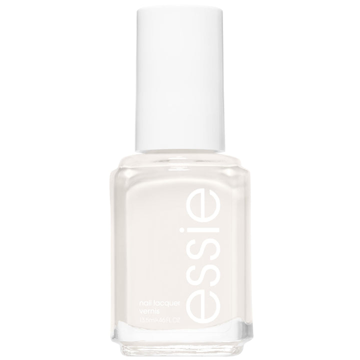 essie bottle front view showing elegant ivory shade and glossy finish