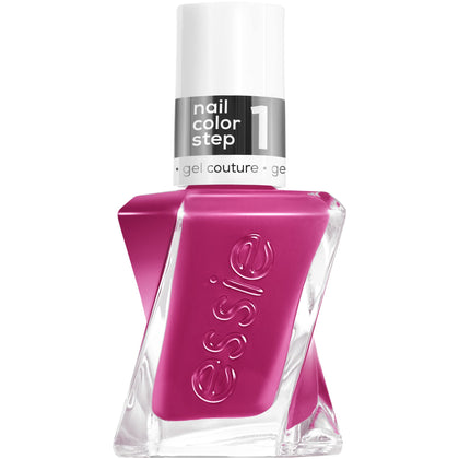 essie bottle front view showing pink-violet shade and glossy finish