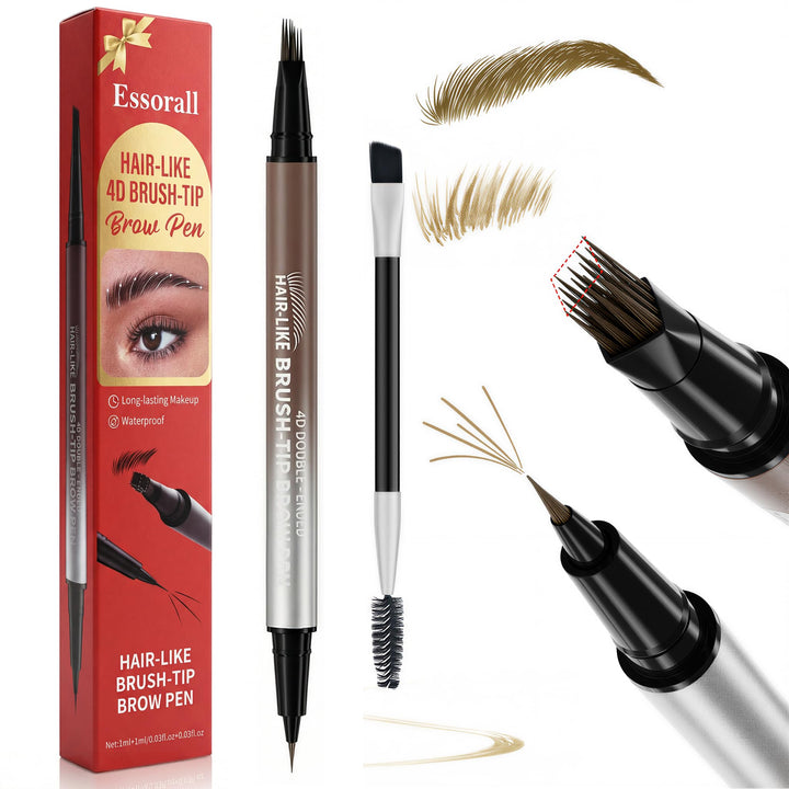 Essorall front packaging light brown shade showing pencil and cap for everyday convenience
