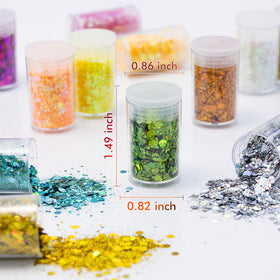 Estanoite fine powder glitter texture for smooth blending and subtle sheen