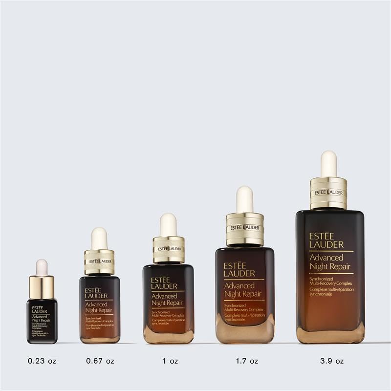 Estée Lauder bottle on bedside table illustrating nightly routine and restful results